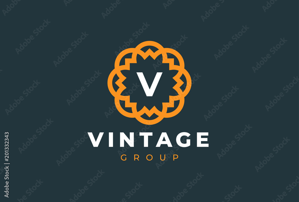 Premium universal monogram letter V initials logo. Abstract elegant flower logo icon vector design. Universal creative premium symbol. Luxury abc jewel logotype. Premium universal monogram letter V initials logo. Abstract elegant flower logo icon vector design. Universal creative premium symbol. Luxury abc jewel logotype.