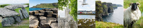 Photography Landscapes of Ireland, banner with a series of photos