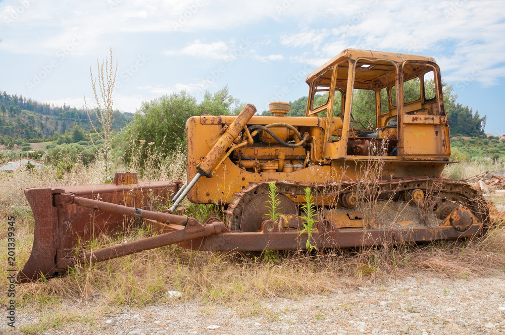 Old Rusty Bulldozer Old Rusty Bulldozer