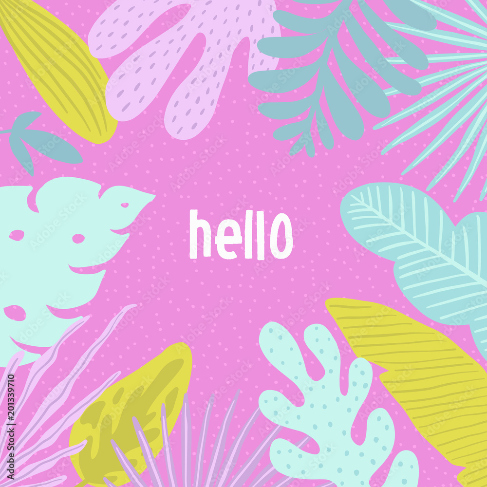 Summer time illustration. Summer time illustration.