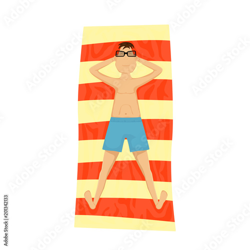 Man on the beach