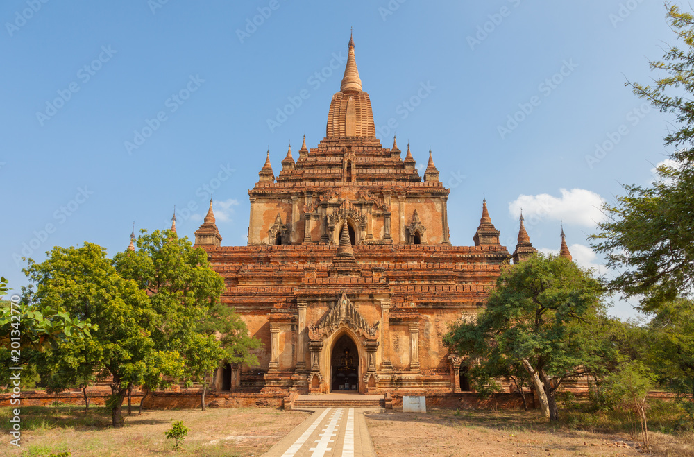 Sulamani Temple at Old Bagan archaeological zone in Myanmar.