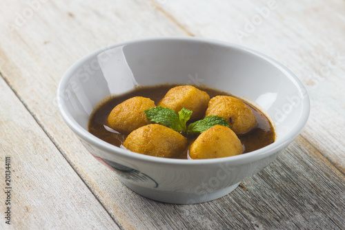 curry fish ball