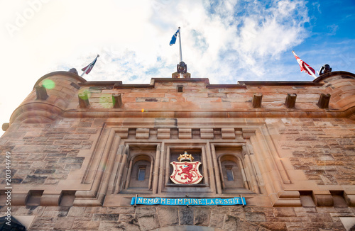 Edinburgh Castle Gatehouse entrance facade Scotland UK photo