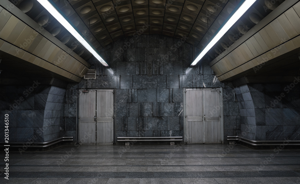 Empty urban, industrial background with copy space Empty urban, industrial background with copy space
