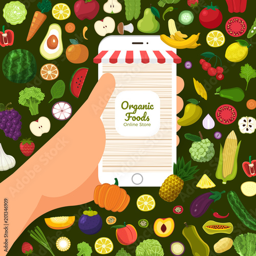 Healthy organic food