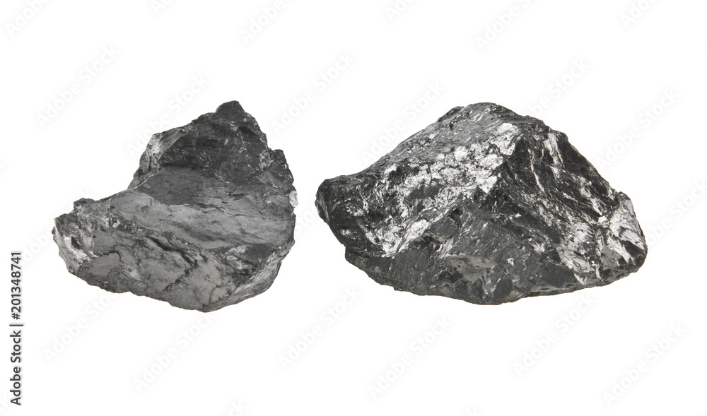 Obraz premium coal isolated on white background