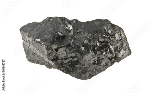 coal isolated on white background