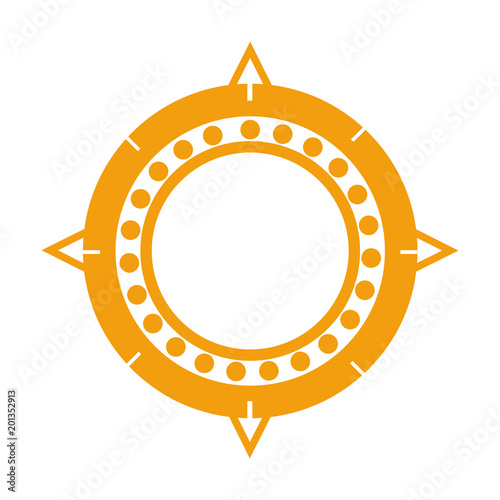 sun aztec culture traditional symbol