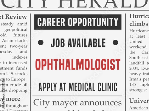 Ophthalmologist job