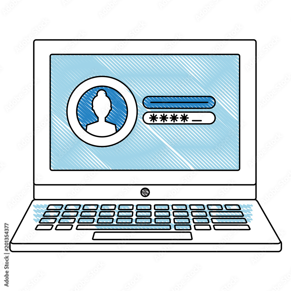 Technical Illustration with laptop drawing on the 3d blueprint Stock Vector  Image & Art - Alamy