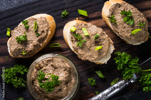 Pate from beef liver.  photo