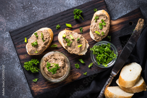 Pate from beef liver. 