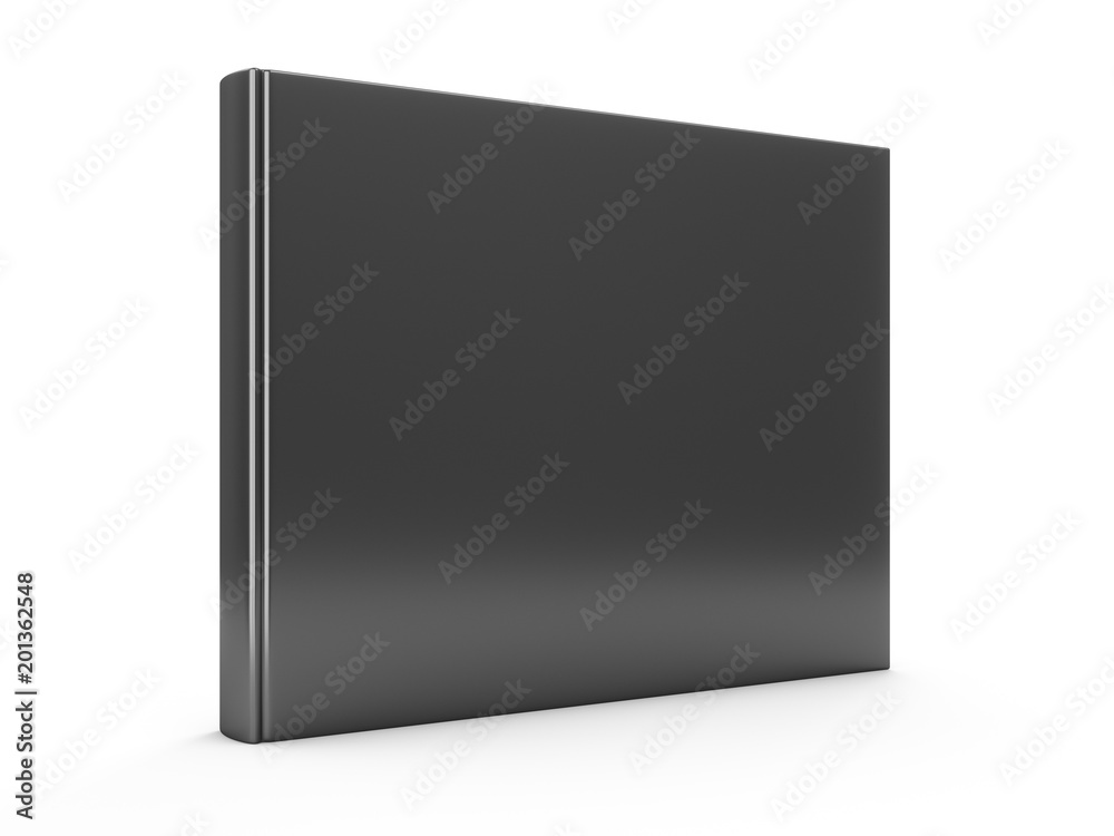 3D rendering black book on white background 3D rendering black book on white background
