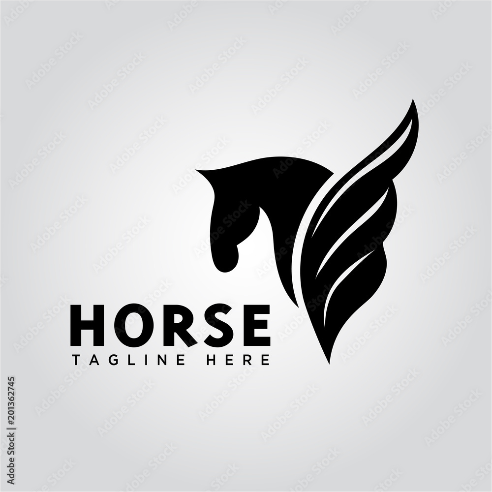 wing pegasus horse logo wing pegasus horse logo