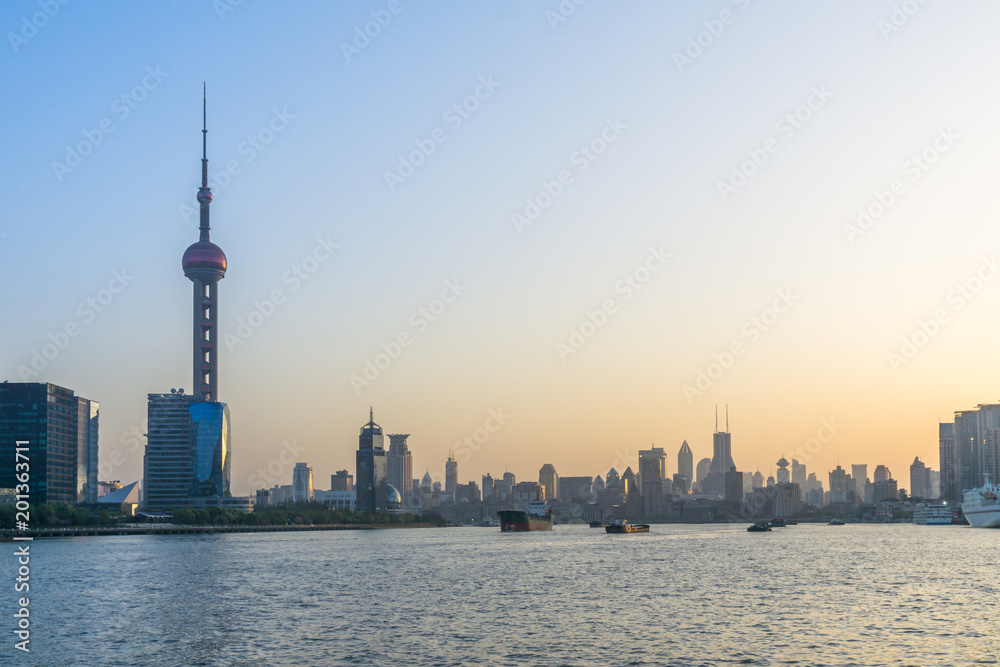 Obraz premium city skyline in china