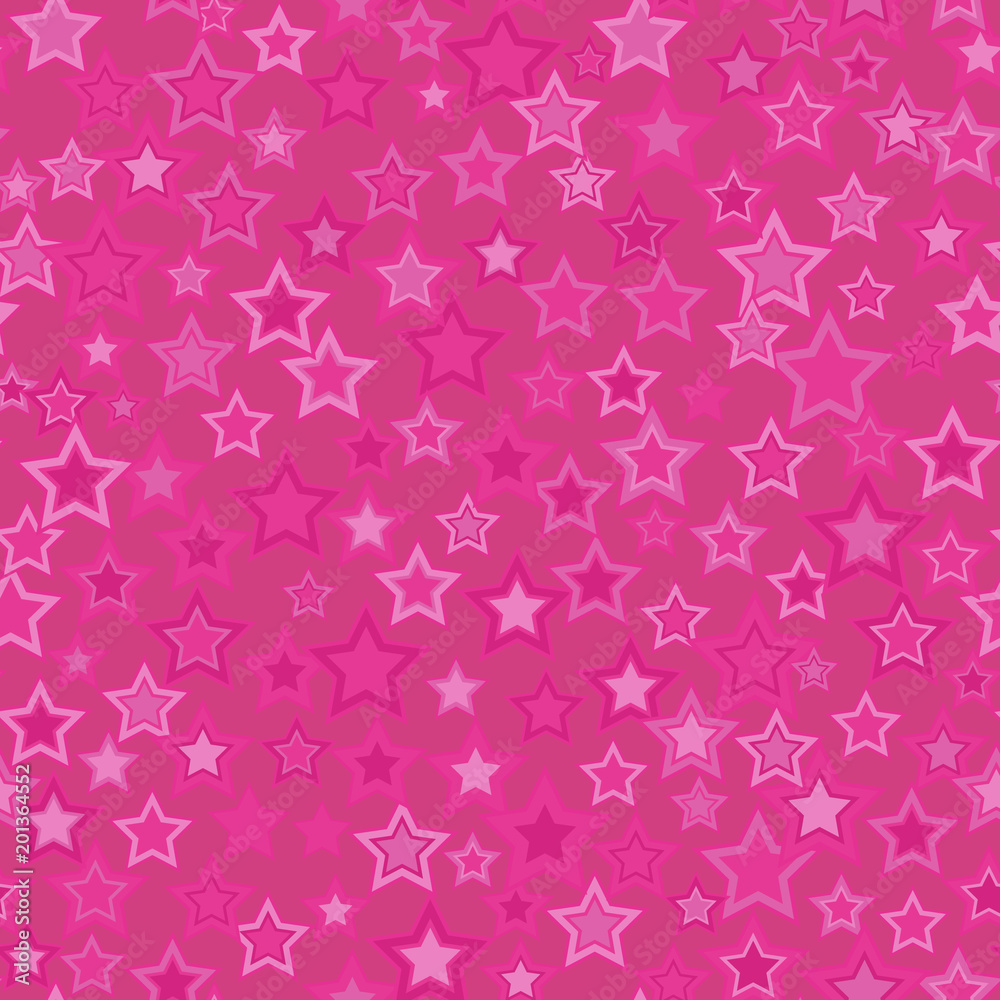 Geometric seamless pattern consisting of stars. For your festive design.