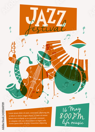 Jazz festival poster