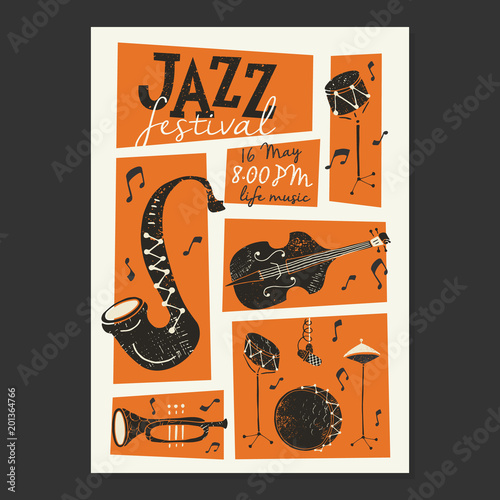 Jazz festival poster 