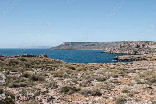 ocean view with cliff in malta  © cceliaphoto