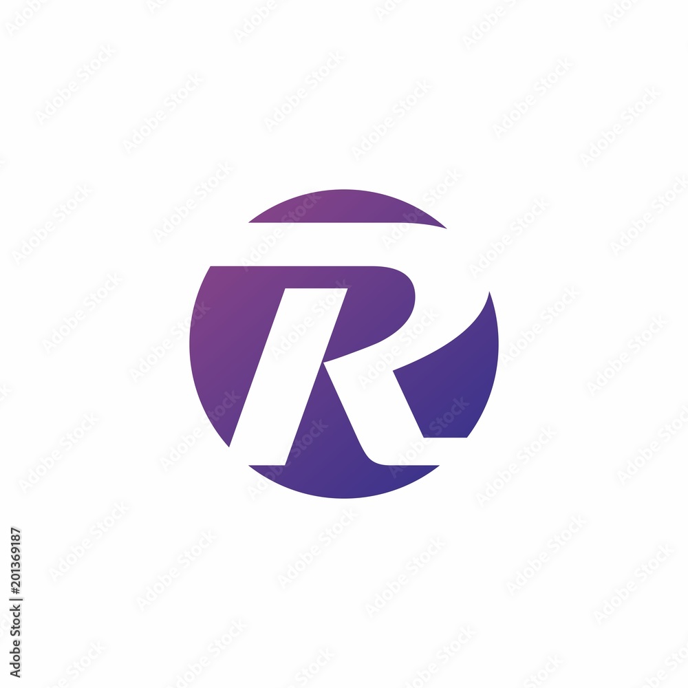 R letter logo design for brand, identity and company R letter logo design for brand, identity and company