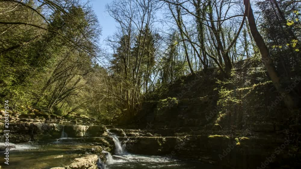 River with transitions, timelapse River with transitions, timelapse