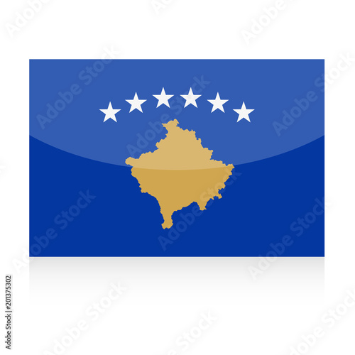 Kosovo Flag Vector Icon