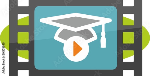 Video Elearning ilm Frame Play Icon