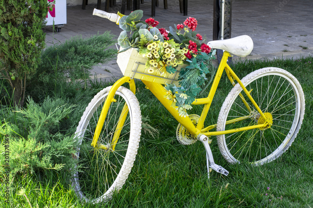 sarı bisiklet