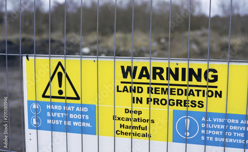 Regeneration of contaminated industrial land used for waste dumping, West Midlands, UK, 2006