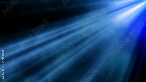 Abstract blue spot light