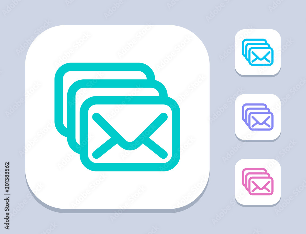 Mail Stack - Neon Icons. A professional, pixel-perfect icon. Mail Stack - Neon Icons. A professional, pixel-perfect icon.
