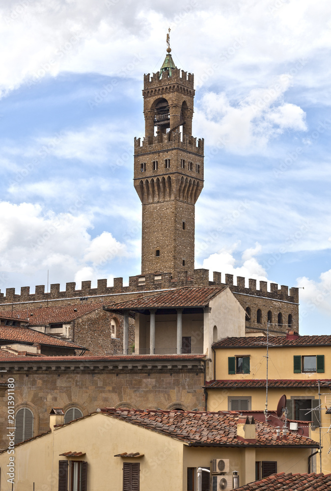 Башня дворца власти во Флоренции