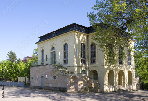 Altenburg / Germany: The impressive baroque tea house in the public castle garden photo