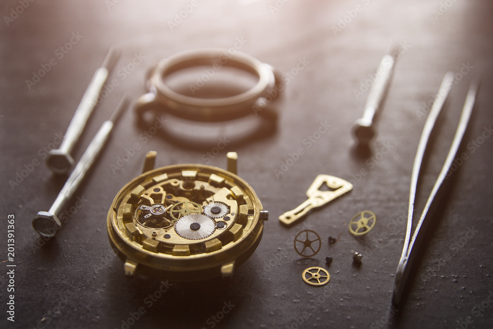 Mechanical watch repair