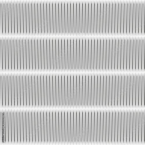 Seamless black and white pattern of vertical strokes of variable thickness. Vector illustration