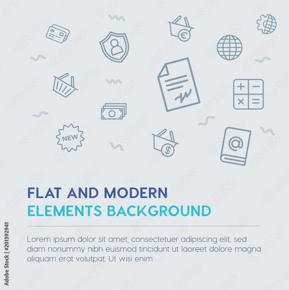 business, money, shopping outline vector icons and elements background concept on grey background...Multipurpose use on websites, presentations, brochures and more business, money, shopping outline vector icons and elements background concept on grey background...Multipurpose use on websites, presentations, brochures and more