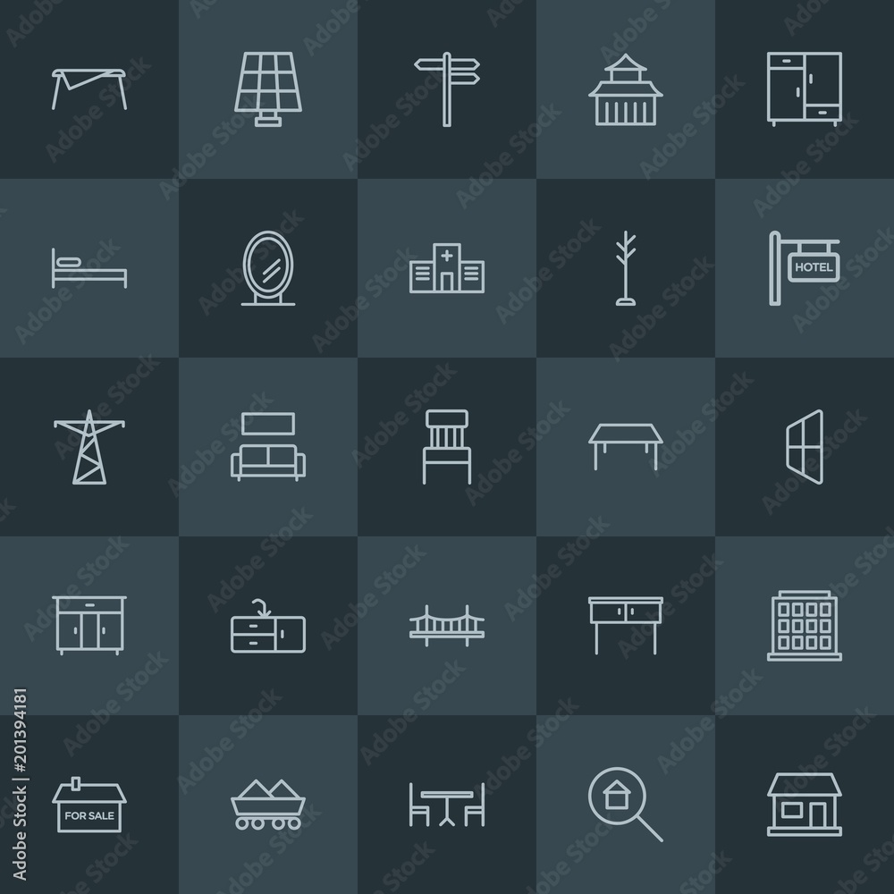 Modern Simple Set of industry, buildings, furniture Vector outline Icons. ..Contains such Icons as ecology, panel, ironing, dining, real and more on dark background. Fully Editable. Pixel Perfect. Modern Simple Set of industry, buildings, furniture Vector outline Icons. ..Contains such Icons as ecology, panel, ironing, dining, real and more on dark background. Fully Editable. Pixel Perfect.