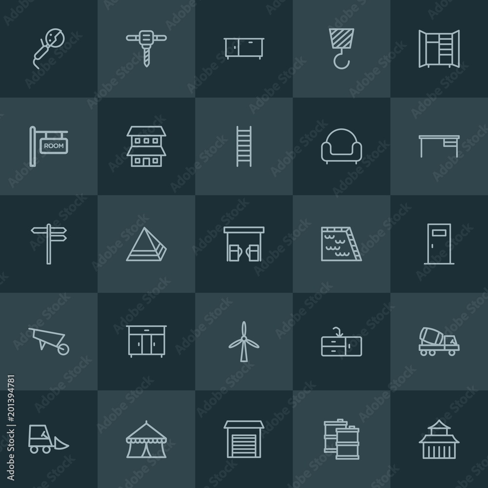 Modern Simple Set of industry, buildings, furniture Vector outline Icons. ..Contains such Icons as vintage, old, entertainment, modern and more on dark background. Fully Editable. Pixel Perfect. Modern Simple Set of industry, buildings, furniture Vector outline Icons. ..Contains such Icons as vintage, old, entertainment, modern and more on dark background. Fully Editable. Pixel Perfect.
