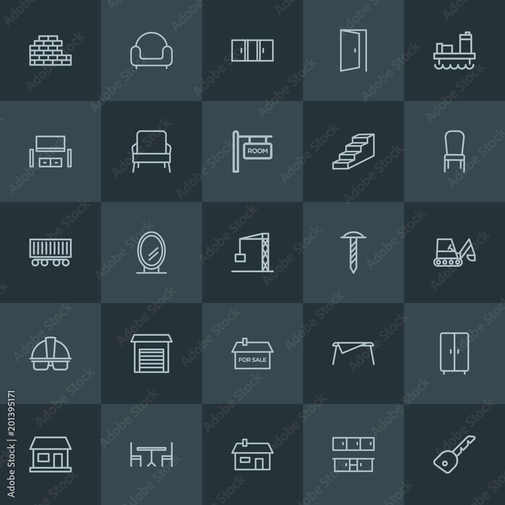 Modern Simple Set of industry, buildings, furniture Vector outline Icons. ..Contains such Icons as housework, doorway, clothing, iron and more on dark background. Fully Editable. Pixel Perfect. Modern Simple Set of industry, buildings, furniture Vector outline Icons. ..Contains such Icons as housework, doorway, clothing, iron and more on dark background. Fully Editable. Pixel Perfect.