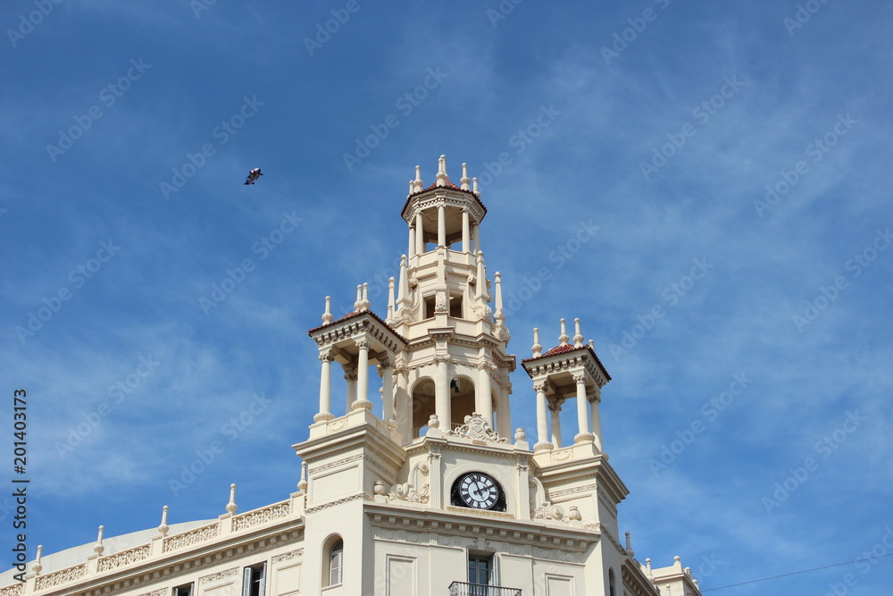 Old Building with clock and tower