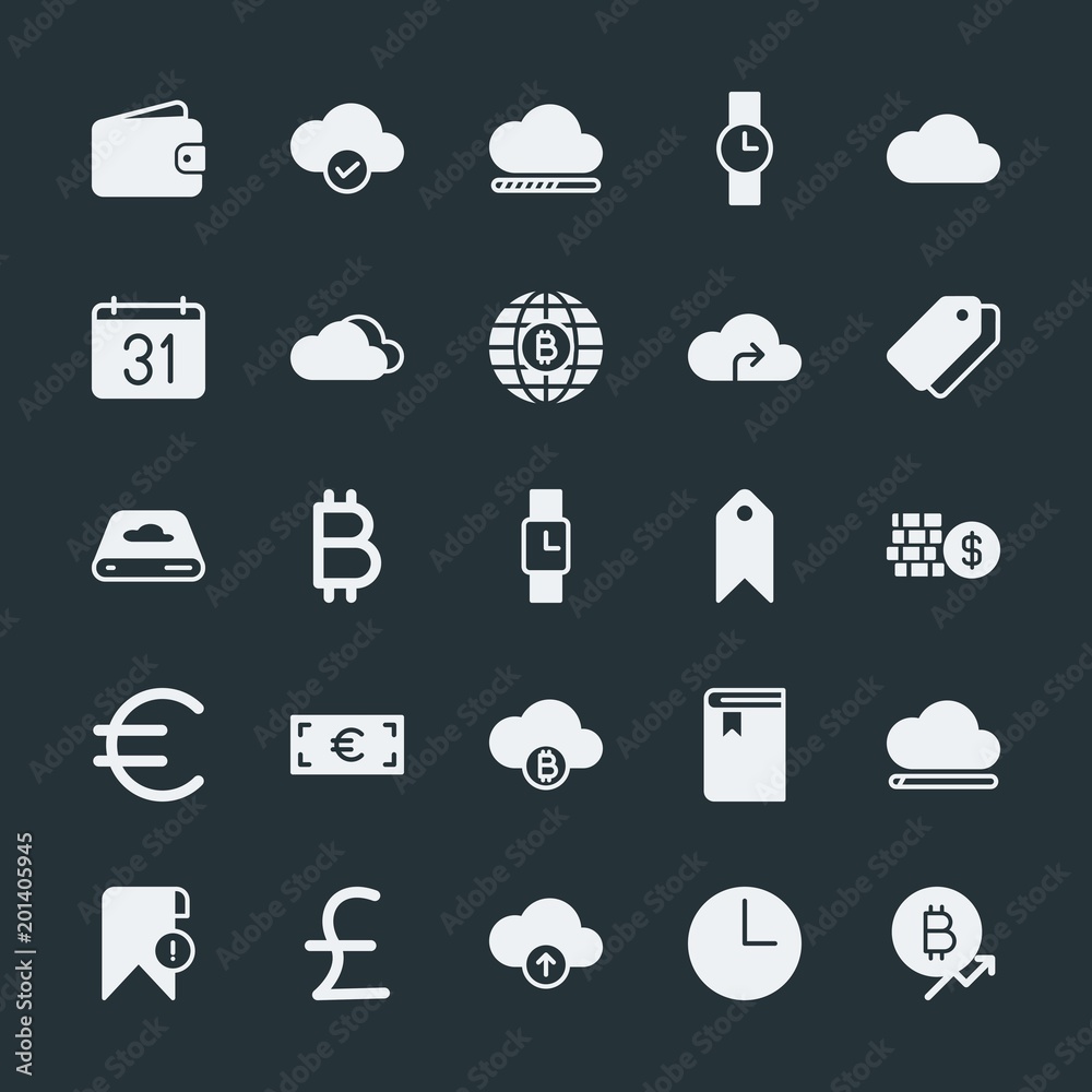 Modern Simple Set of money, cloud and networking, time, bookmarks Vector fill Icons. ..Contains such Icons as cash, icon, line, money and more on dark background. Fully Editable. Pixel Perfect. Modern Simple Set of money, cloud and networking, time, bookmarks Vector fill Icons. ..Contains such Icons as cash, icon, line, money and more on dark background. Fully Editable. Pixel Perfect.