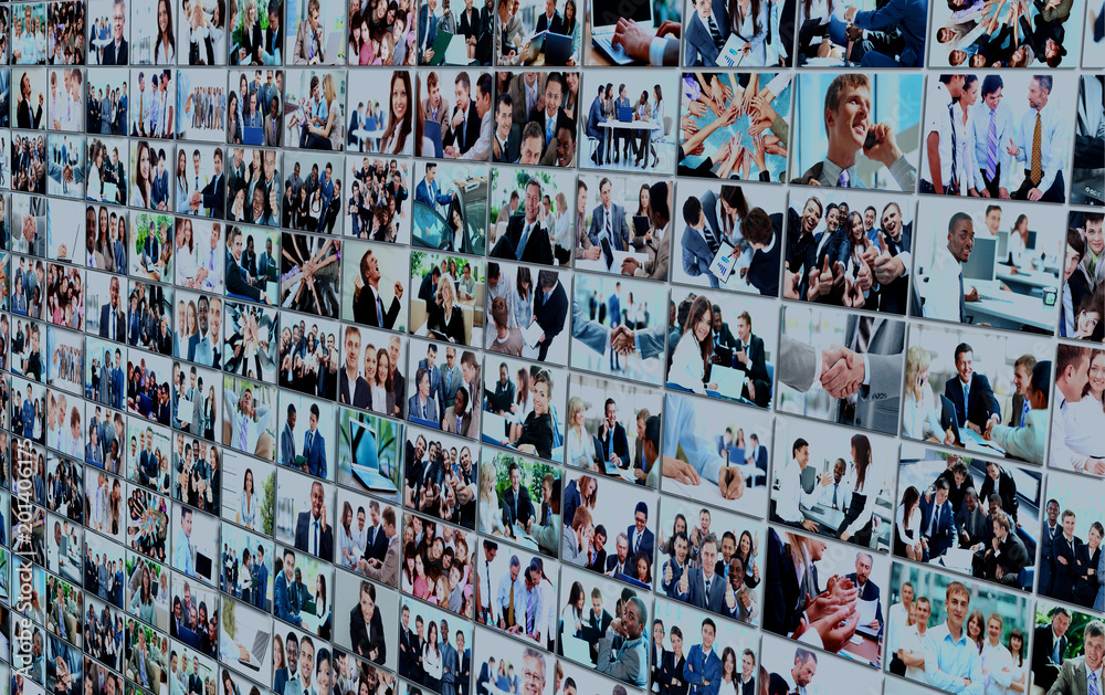 Obraz premium Business collage.