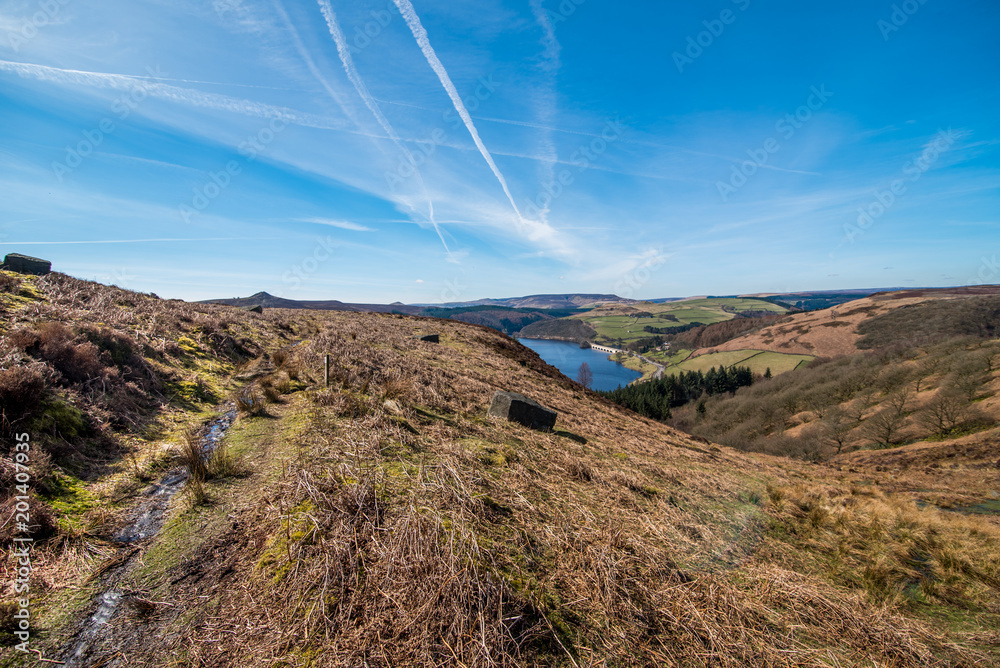 Bamford edge, foothpath, Peak District