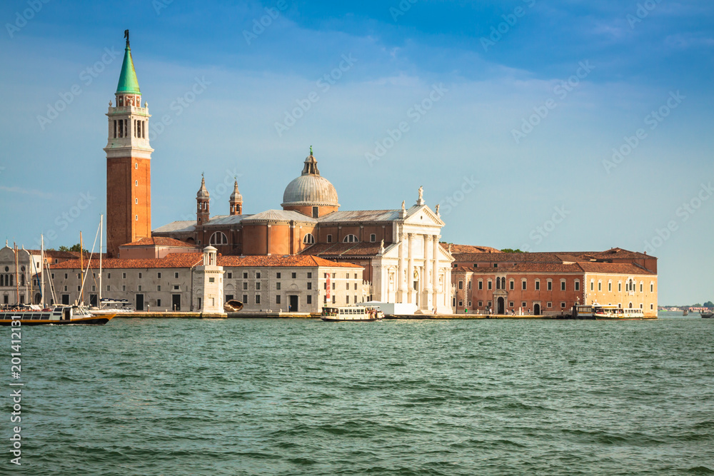 The church and monastery at San Giorgio Maggiore in the lagoon of Venice