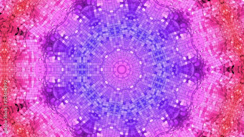 Abstract low poly style looped background. 3d seamless animation in 4k. Modern gradient colors. Low poly blue red surface with circular geometry v1 Abstract low poly style looped background. 3d seamless animation in 4k. Modern gradient colors. Low poly blue red surface with circular geometry v1