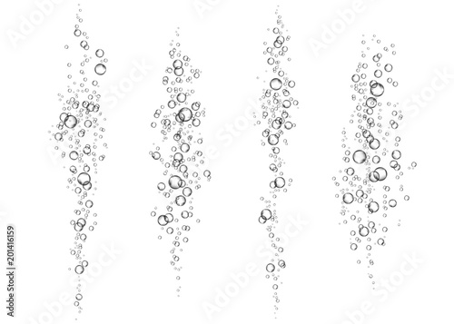  Fizzing air, water or oxygen  bubbles texture.