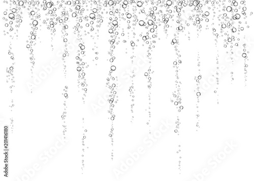 Champagne or effervescent drink texture.