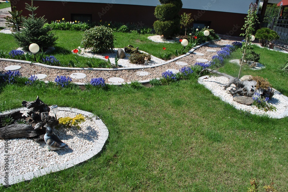 Naklejka premium Kompozycja ogrodowa