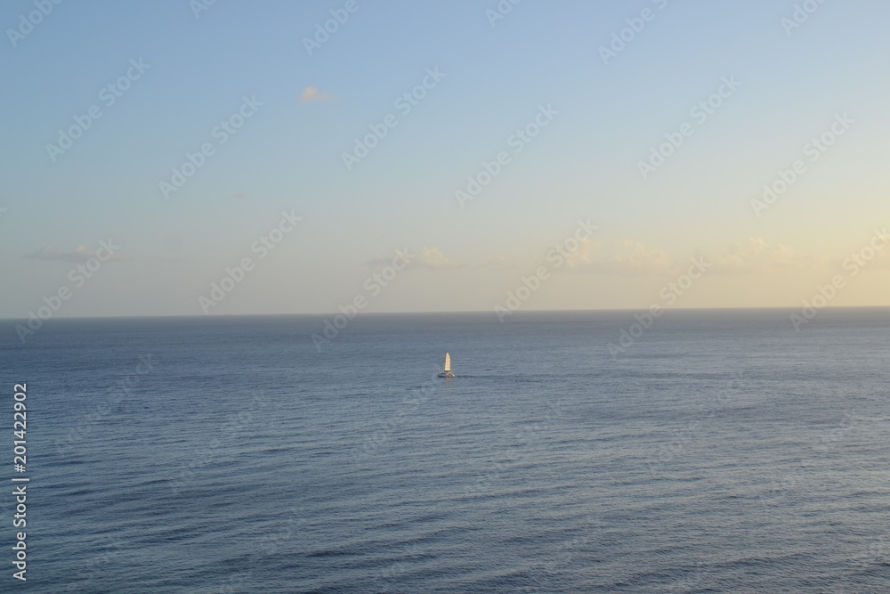 Fototapeta premium Sunset, Martinique